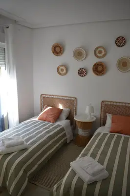 Cama o camas de una habitación en Apartamento Iberia