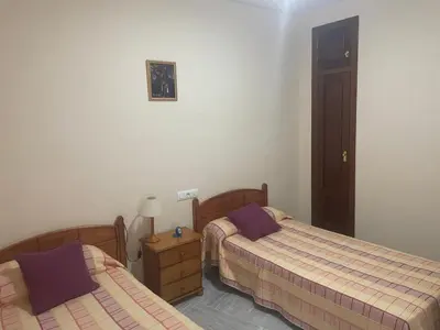 Cama o camas de una habitación en Casa RACABEL