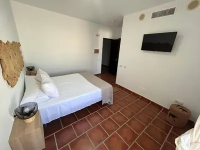 Una televisión o centro de entretenimiento en Casazafra