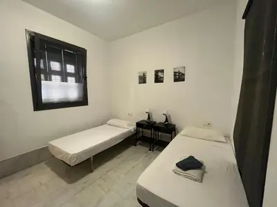 Cama o camas de una habitación en Center Verónica Confort