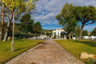 Jardín al aire libre en Finca las Pecas