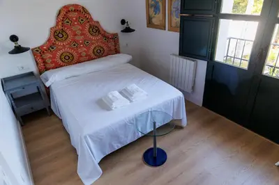 Cama o camas de una habitación en Finca las Pecas