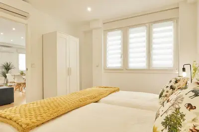Cama o camas de una habitación en Del Valle Hogar Centro