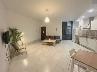 Una cocina o zona de cocina en Center Sevilla Confort 2
