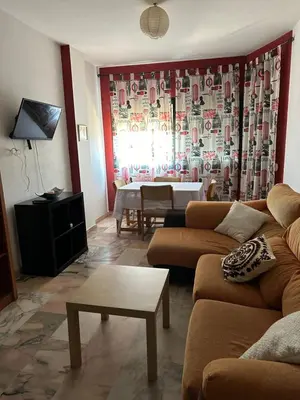Zona de estar de Apartamento cerca del aereopuerto