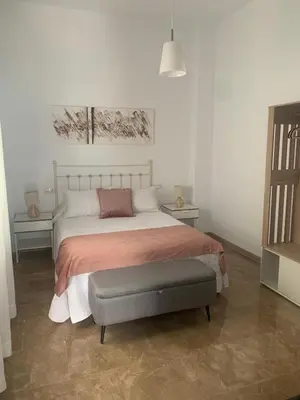 Cama o camas de una habitación en Apartamento Cerezo