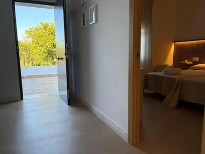 Cama o camas de una habitación en Casa rural Los Girasoles