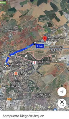 Plano de Magnífico loft cerca del aeropuerto y palacio de congresos