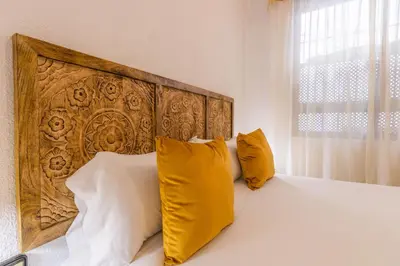 Cama o camas de una habitación en Un Rincón Cordobés