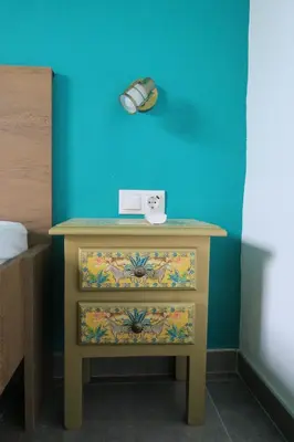 Cama o camas de una habitación en Hostel La Fanega