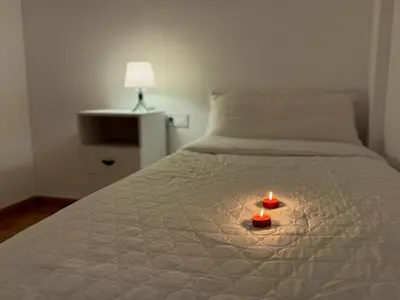 Cama o camas de una habitación en El Mirador de Ana
