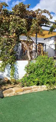 Jardín al aire libre en Casa de Andres