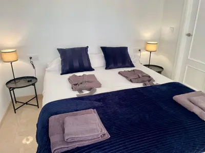 Cama o camas de una habitación en La Repera Jaén