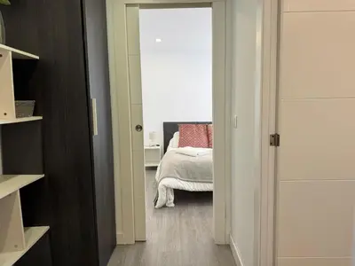 Cama o camas de una habitación en Apartamento Chaparro 6