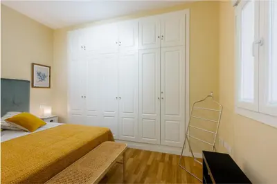 Cama o camas de una habitación en Casco Antiguo Moderno Luminoso