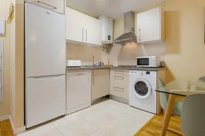 Una cocina o zona de cocina en Casco Antiguo Moderno Luminoso