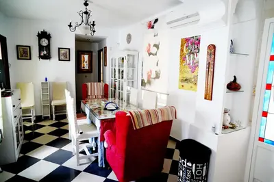 Zona de estar de Casa Patio Santa Marta