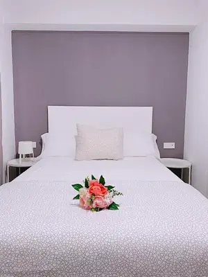 Cama o camas de una habitación en El Castillo