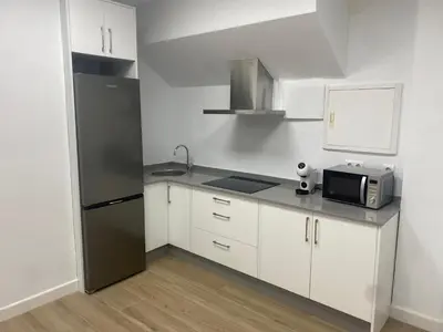 Una cocina o zona de cocina en Apartamento el Pasaje