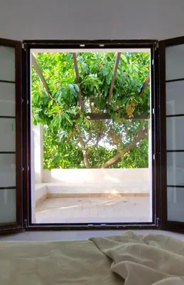 Cama o camas de una habitación en Los Arcos