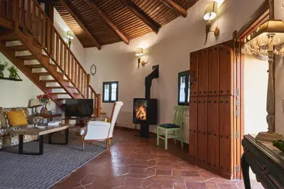 Zona de estar de ALOJAMIENTO TURISTICO- AGROTURISMO Dehesa La Pared