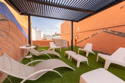Zona de estar de Quevedo Deluxe Duplex by Valcambre