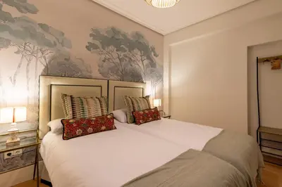 Cama o camas de una habitación en MN Elegante apartamento ideal para parejas