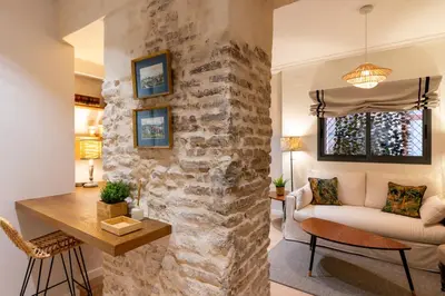 Zona de estar de MN Elegante apartamento ideal para parejas
