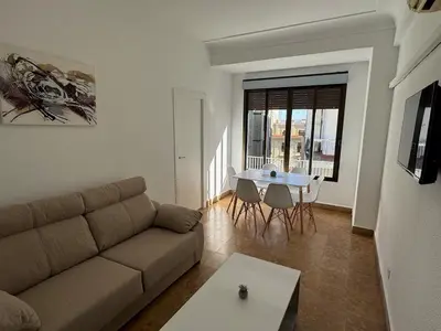 Zona de estar de El Balcón de María Luisa