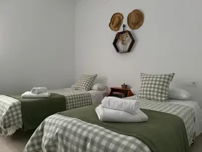 Cama o camas de una habitación en Lope de Vega