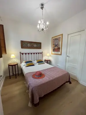 Cama o camas de una habitación en Apartamentos RG calle Santiago 46