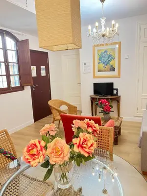 Zona de estar de Apartamentos RG calle Santiago 46