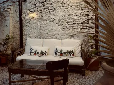 Zona de estar de Casa Tohca Setenil