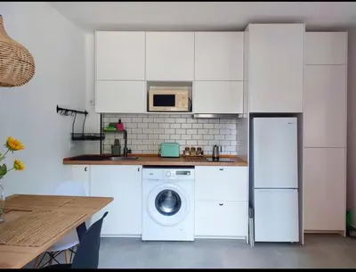 Una cocina o zona de cocina en Estudio Alamillo 1