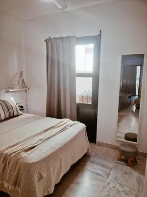 Cama o camas de una habitación en Apartamento-Loft Centro Ciudad