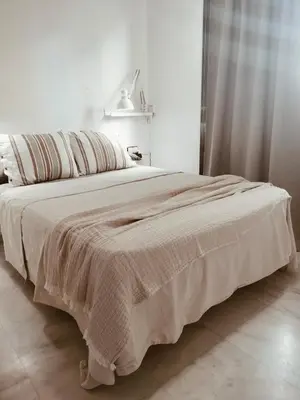 Cama o camas de una habitación en Apartamento-Loft Centro Ciudad