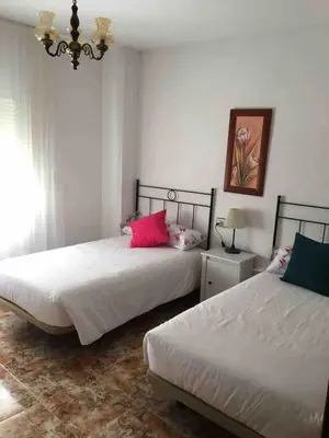 Cama o camas de una habitación en La Cenefilla