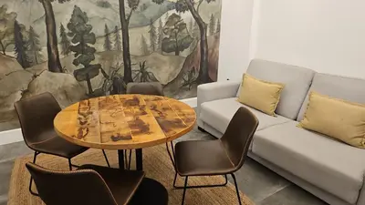 Zona de estar de Suite Pepe