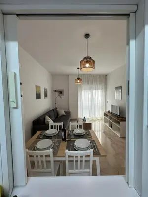 Zona de estar de Buhaira Suite Sevilla