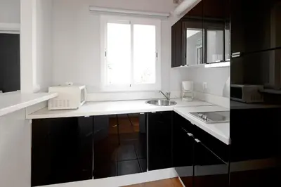 Una cocina o zona de cocina en Veoapartment Alameda Terraza 2