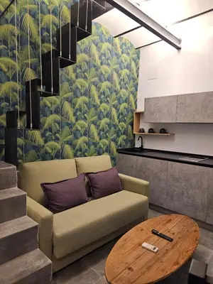 Zona de estar de Suite Diego