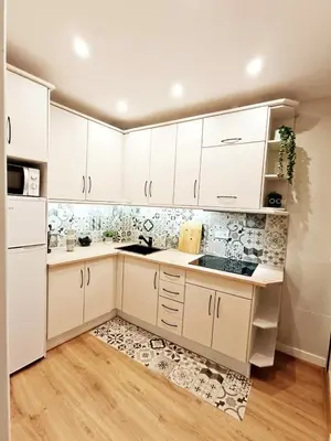 Una cocina o zona de cocina en El jardín de Antequera