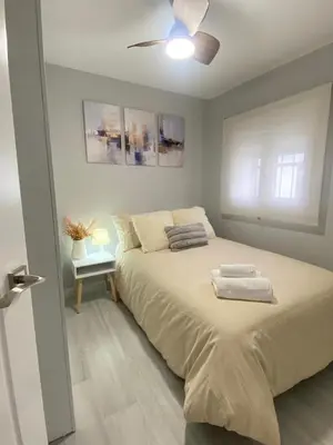 Cama o camas de una habitación en Macarena Boutique Apartment
