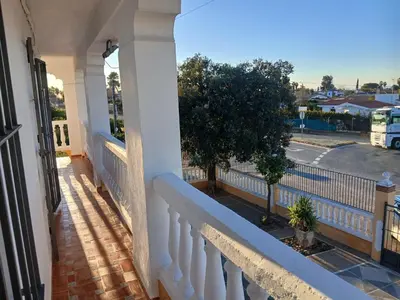 Un balcón o terraza de Apartamentos de la mansión