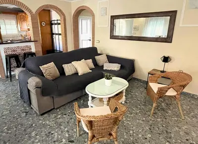 Zona de estar de Villa de Lola, Pura Calma & Jacuzzi