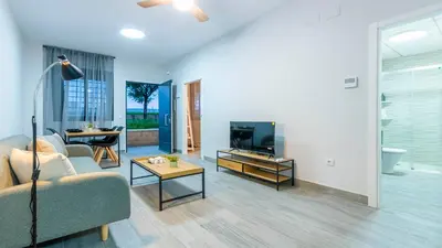 Una televisión o centro de entretenimiento en Córdoba Living
