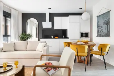 Zona de estar de La Muralla Suites by Alohamundi