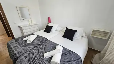 Cama o camas de una habitación en Casa Rural Limones