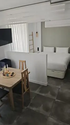 Cama o camas de una habitación en Suite Foro Romano