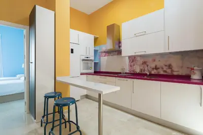 Una cocina o zona de cocina en Veoapartment Jesús del Gran Poder B